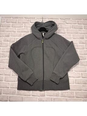Lululemon Scuba Hooded Sweatshirt Women's Size 12 Grey